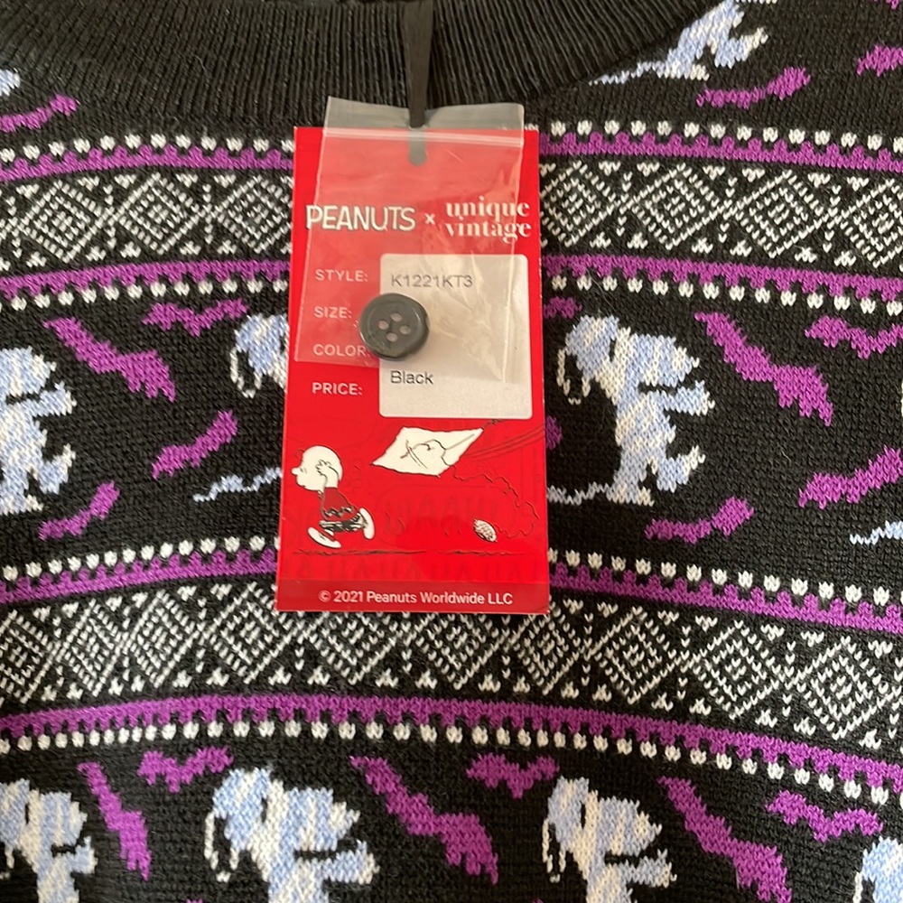Peanuts x unique vintage spooky snoopy Paige sweater - Picture 5 of 10
